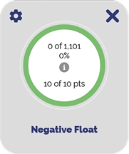 11 negative float