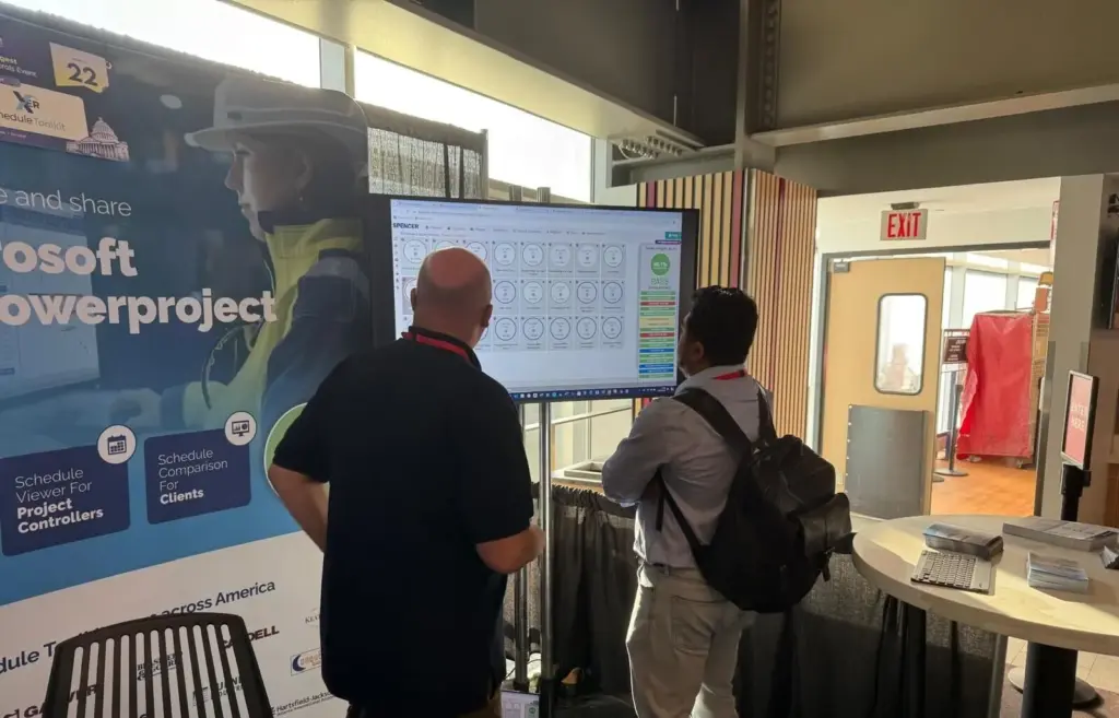 Chris Grosvenor giving an XER Schedule Toolkit tutorial at the Project Controls Expo
