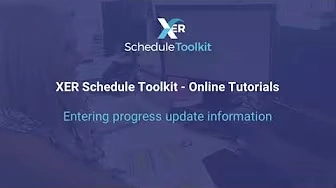 Entering progress update information to XER-Online