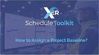 How to assign a project baseline