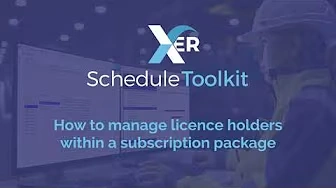 How to manage licence holders within my subscription package