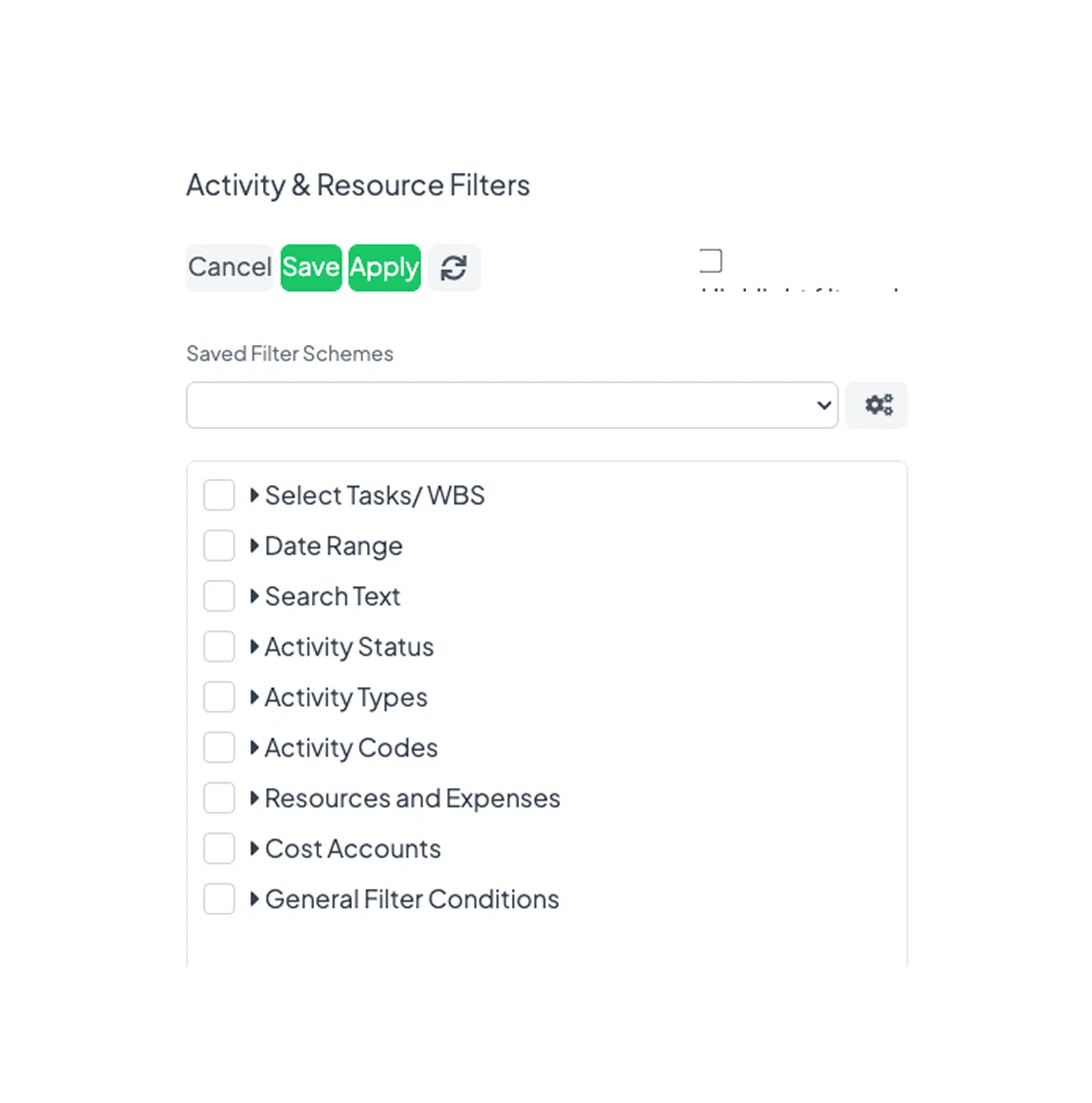 Maximise Efficiency with XER Schedule Toolkit’s Advanced Filtering Options