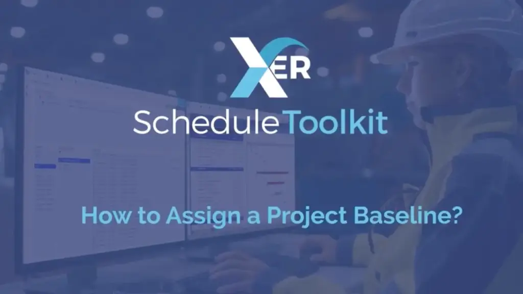 How to assign a project baseline